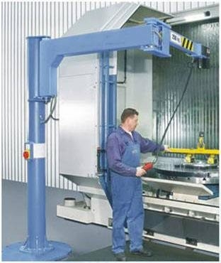 angle en porte-à-faux de rotation de 500kg Jib Cranes For Factory Maintenance
