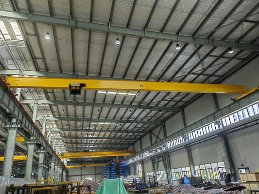 Efficacité 12,5 élevée de transmission d'OEM 1 Ton To Ton Single Girder Overhead Cranes