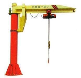 Faible coût d'achat 1 tonne-5 tonnes grue en porte-à-faux, puissante et durable, peut tourner à 360 degrés