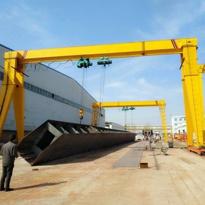 Double grue de pont aérien adaptée aux besoins du client de poutre 20 tonnes