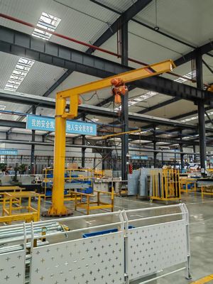 Classe A5 Cran de levage Jib pour une capacité de levage de 500 à 1000 kg et une vitesse de levage de 0,8 à 8 m/min dans des environnements de travail exigeants