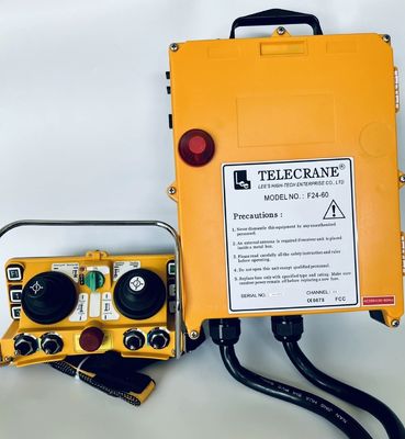 F24-60 télécommande sans fil multifonctionnelle,F24-60 télécommande à large plage de fréquences et haute sensibilité pour grue aérienne à poutre unique