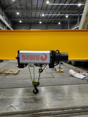 Palans électriques à câble garantis 12 mois, vitesse de déplacement de 2 à 20 m/min, contrôle par convertisseur de fréquence